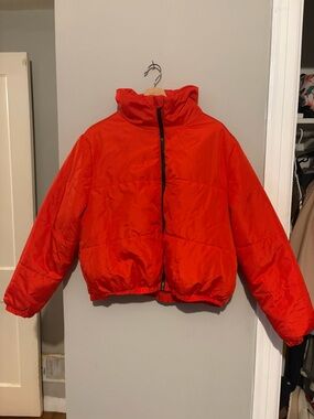 Red Kids Puffer Jacket - Lightweight Warmth